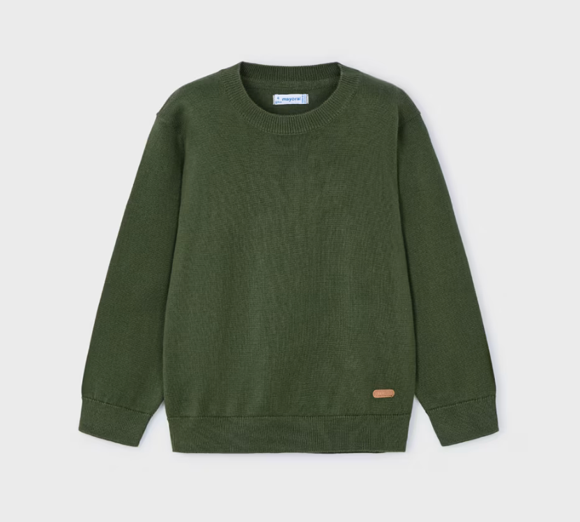 Mayoral Boy Green Basic Sweater