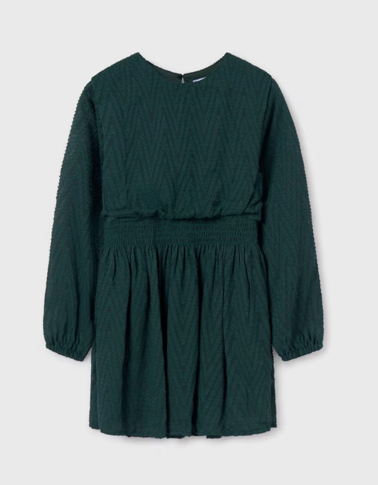 Mayoral Tween Pine Green Dress