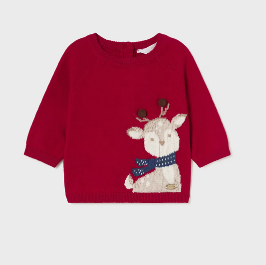 Mayoral Baby Boy Reindeer Sweater