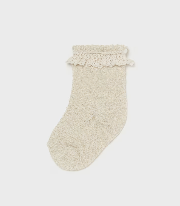 Mayoral Baby Champagne Openwork Socks