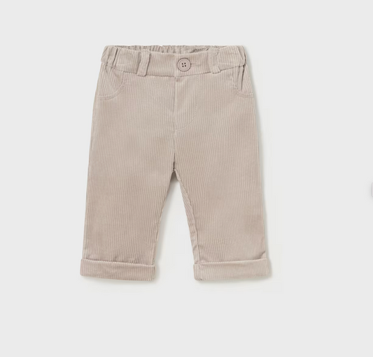 Mayoral Baby Boy Khaki Corduroy Pants