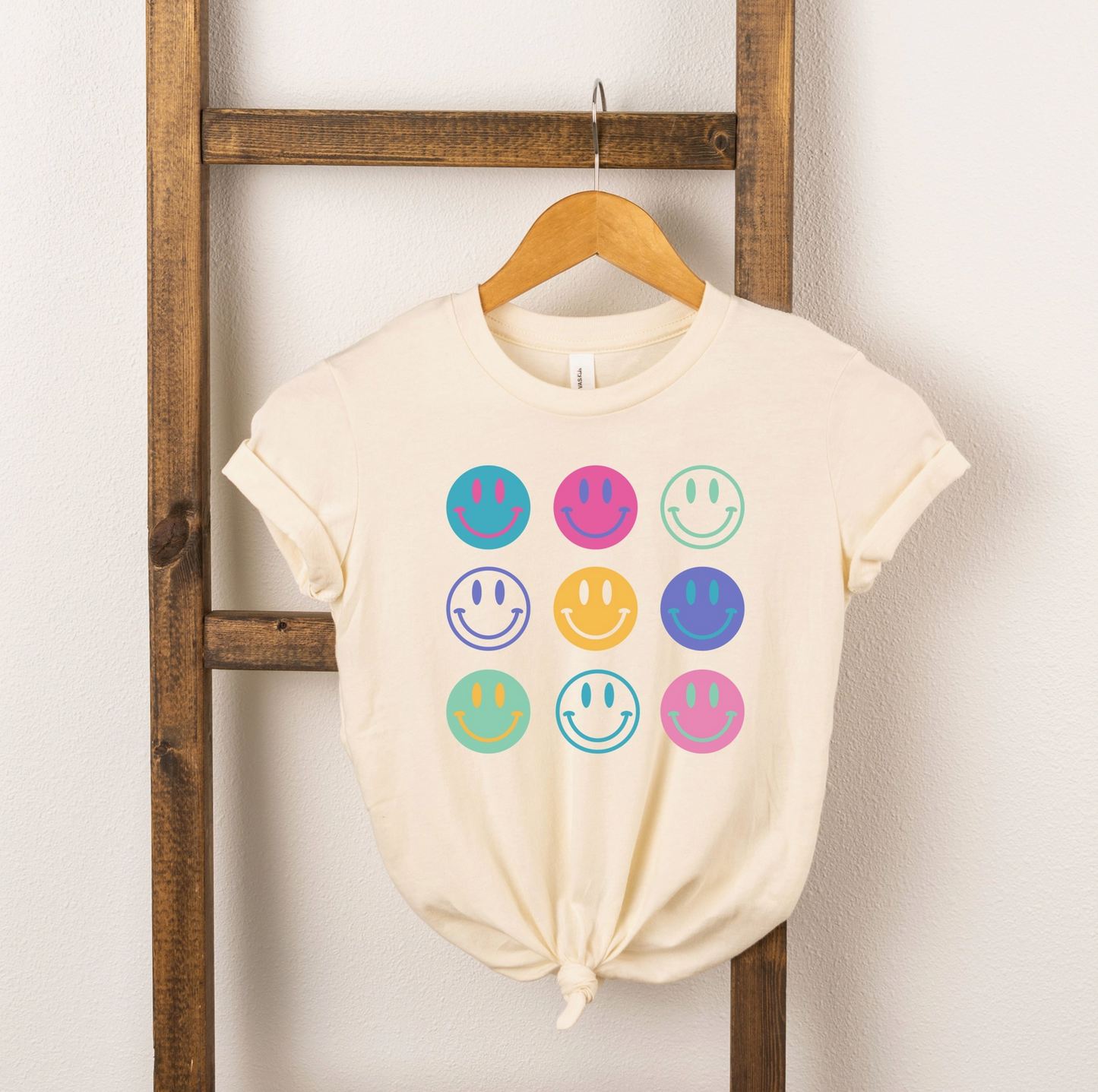 Stacked Smiley Faces T-Shirt