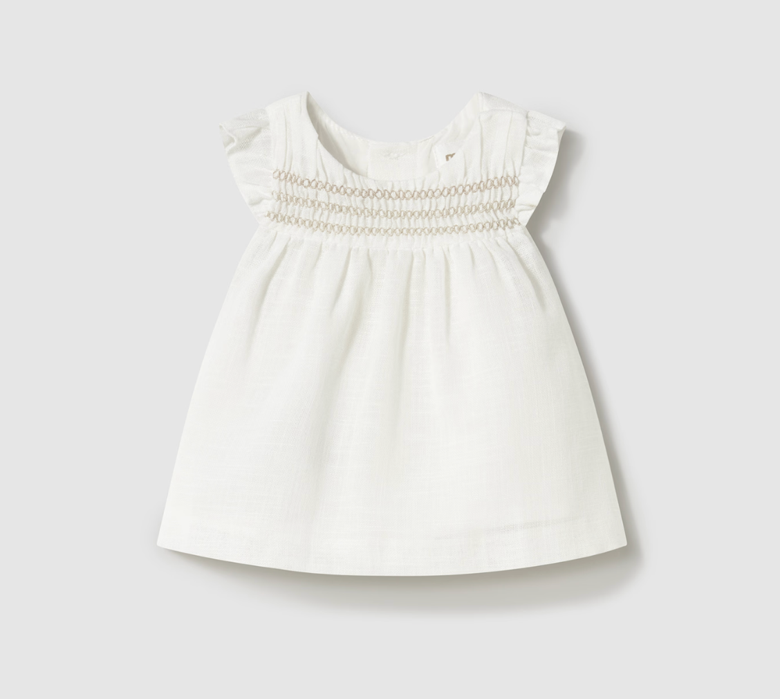 Mayoral Baby Girl Natalie Linen Dress