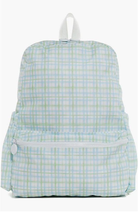TRVL Design Classic Plaid Green Mini Backer