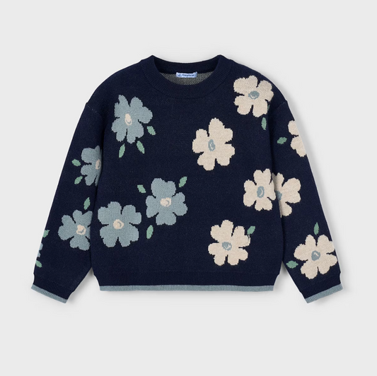 Mayoral Girl Camille Flower Sweater