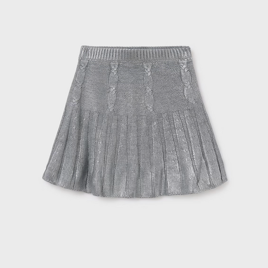 Mayoral Tween Silver Skirt