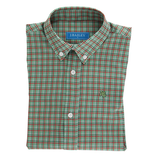 J. Bailey Roscoe Jingle Performance Button Down