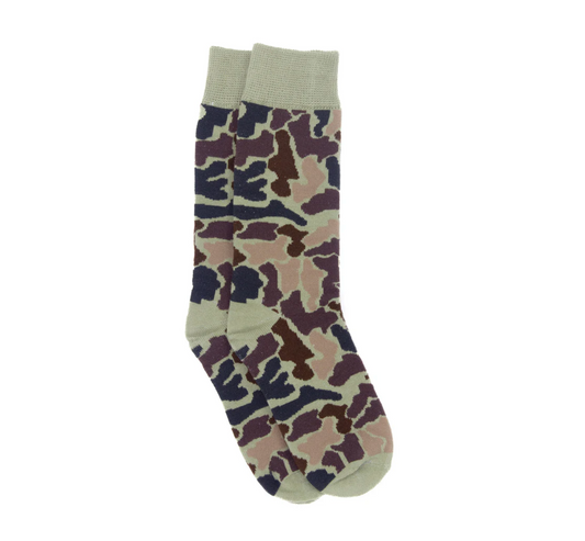 Properly Tied Lucky Duck Sock Vintage Camo