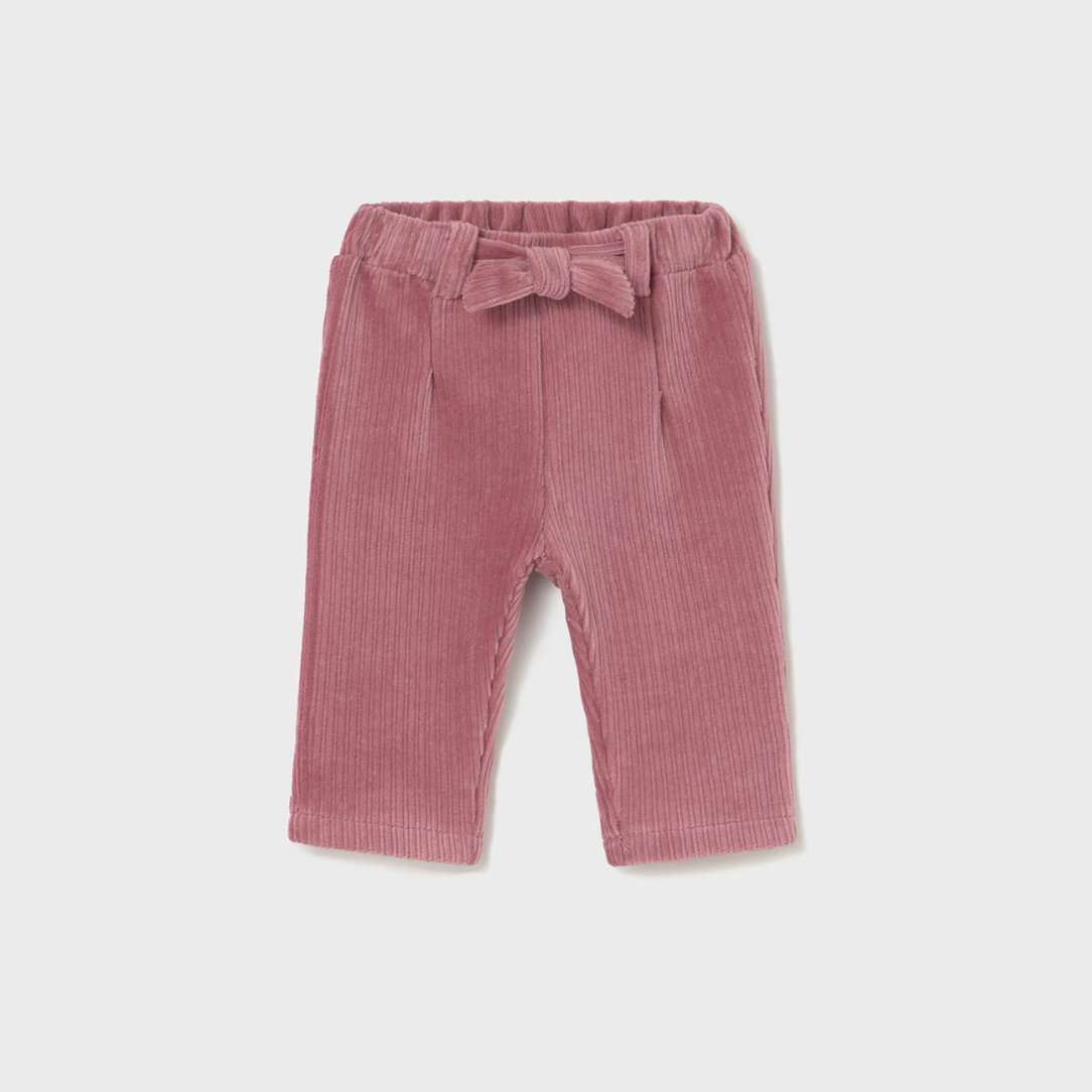 Mayoral Baby Girl Pink Bow Pants