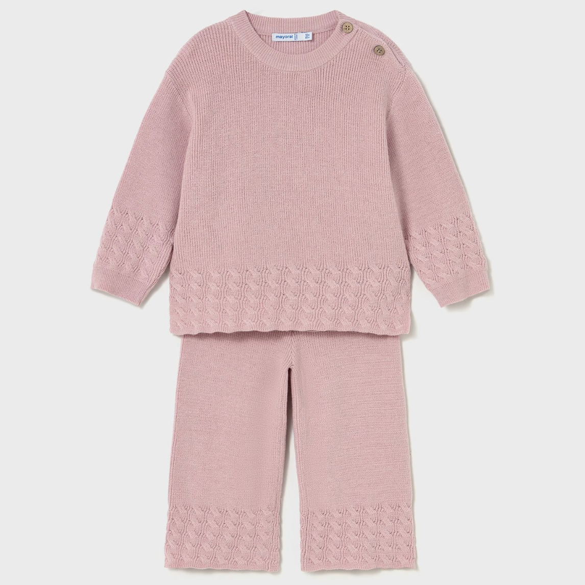 Mayoral Baby Girl Sarah Pink Sweater Set