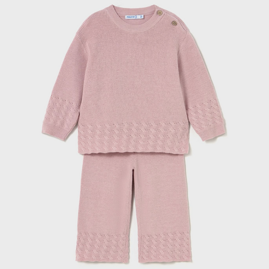 Mayoral Baby Girl Sarah Pink Sweater Set