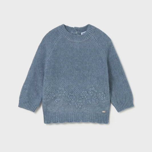 Mayoral Baby Girl Brooke Blue Sweater