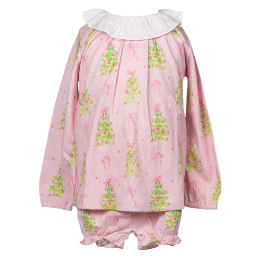 The Proper Peony Pink Tinsel Bloomer Set