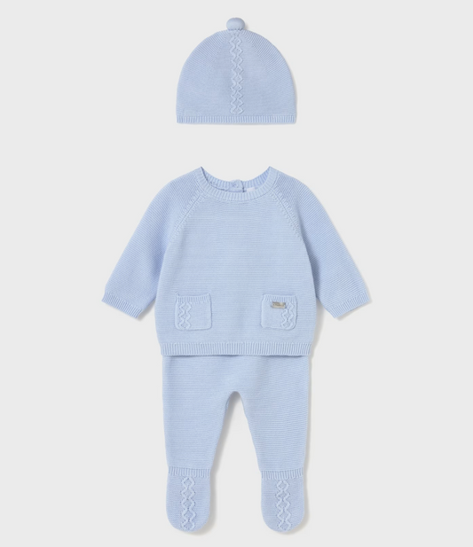 Mayoral Baby Boy Blue 3 Piece Set