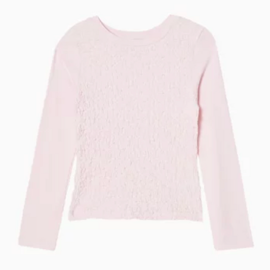 Habitual Girls Pink Smocked Top