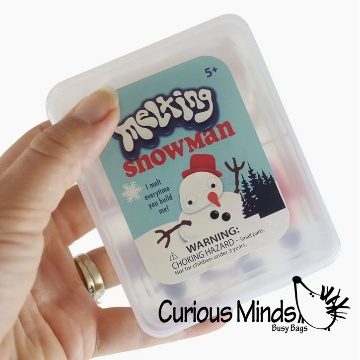 Melting Snowman Putty Slime