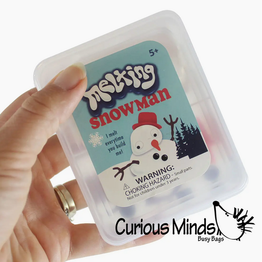 Melting Snowman Putty Slime