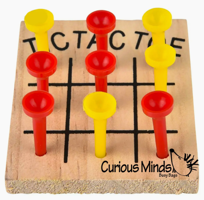 Tic Tac Toe Peg Game