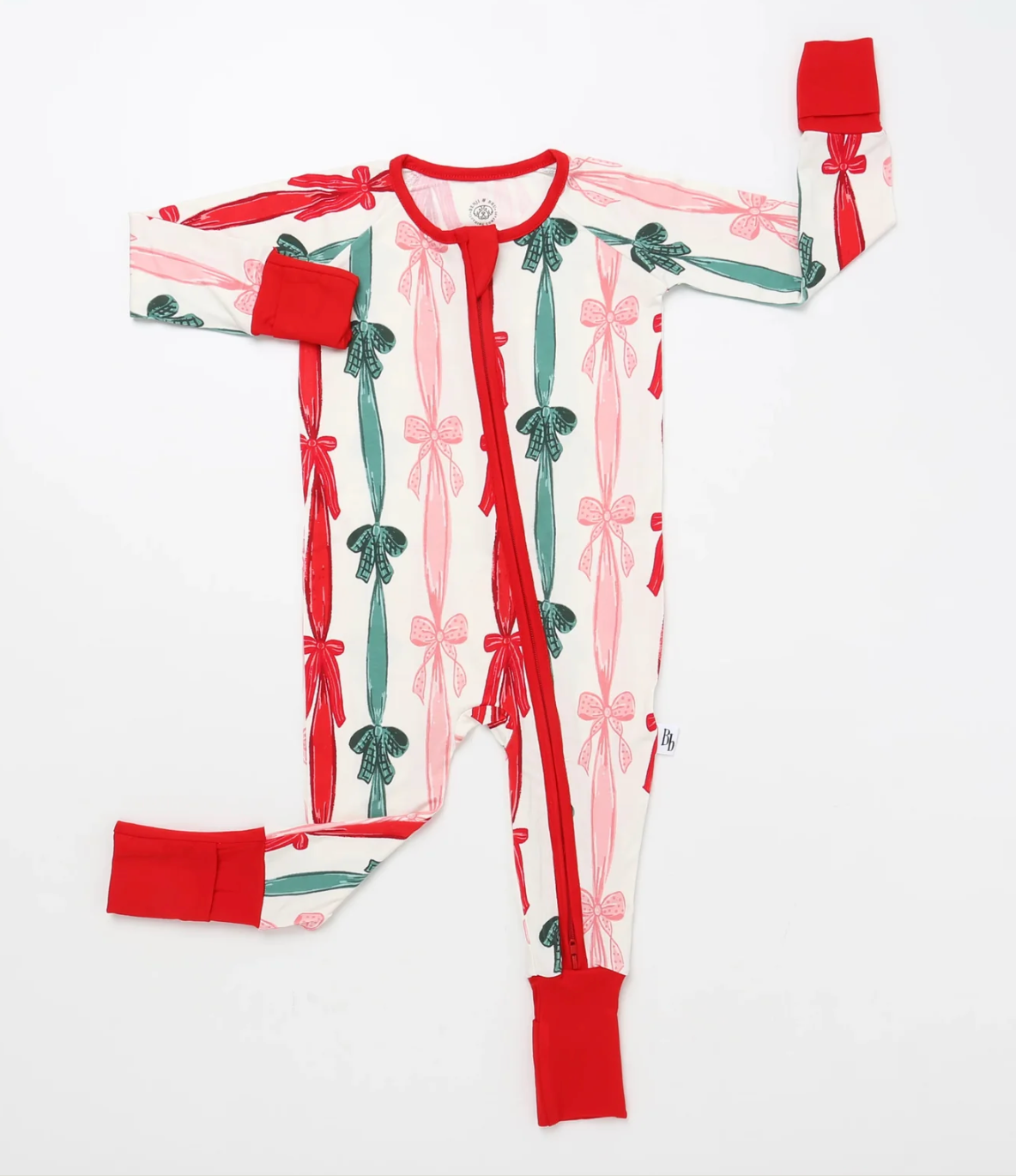 Benji & Bru Christmas Bows Zippie