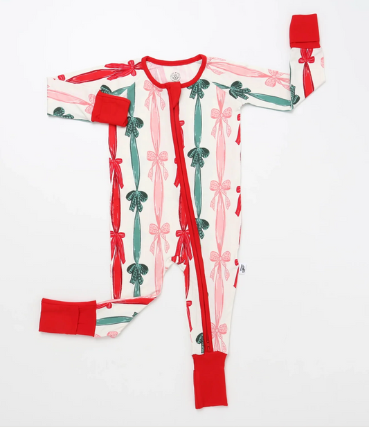 Benji & Bru Christmas Bows Zippie