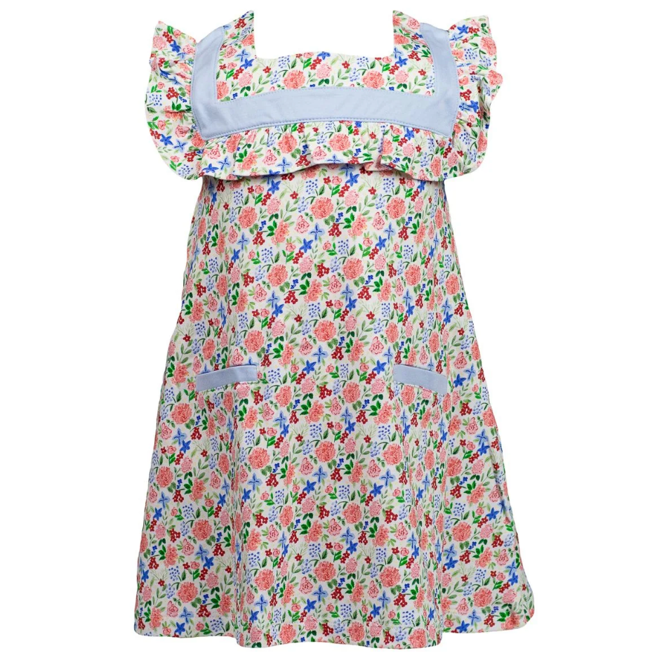 The Proper Peony Geranium Sleeveless Dress