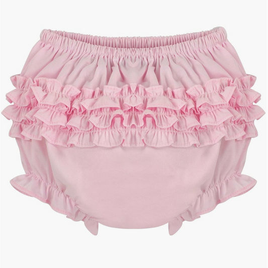 Girls Bloomers - Pink Ruffle