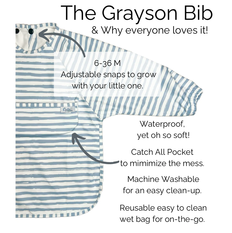 Calla & Friends Lakeside Catch Grayson Long Sleeve Bib
