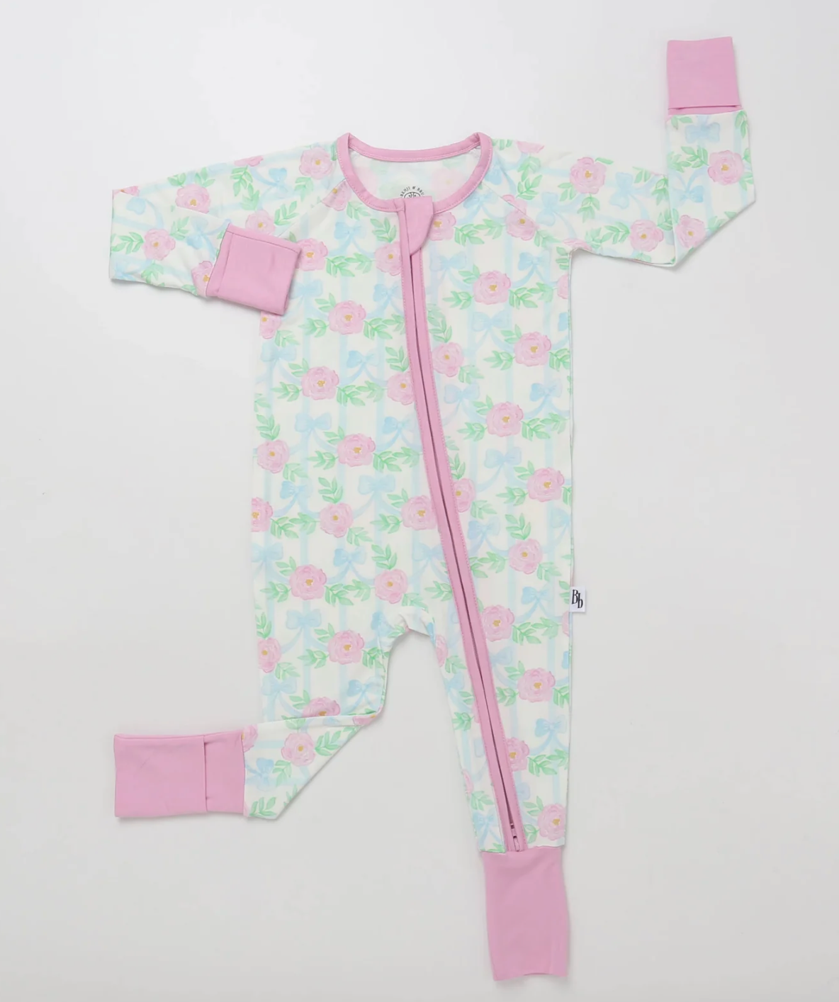 Benji & Bru Ribbon and Roses Zippie