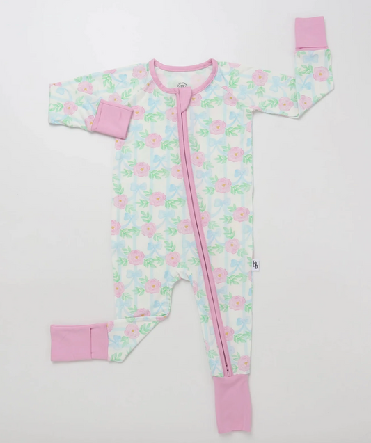 Benji & Bru Ribbon and Roses Zippie