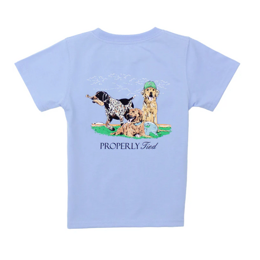 Properly Tied Diamond Dogs on Light Blue