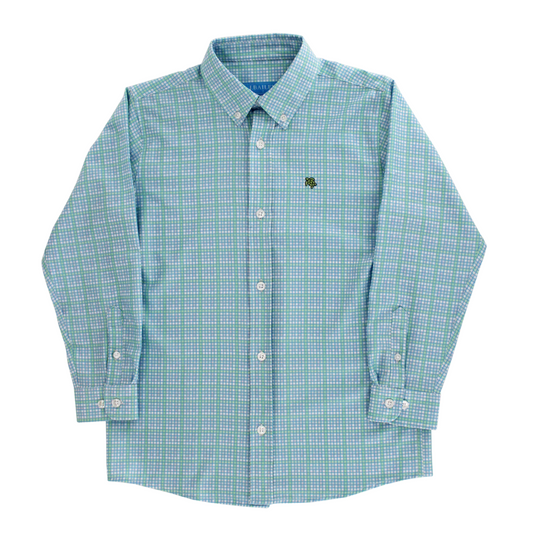 J. Bailey Roscoe Peacock Performance Button Down Shirt