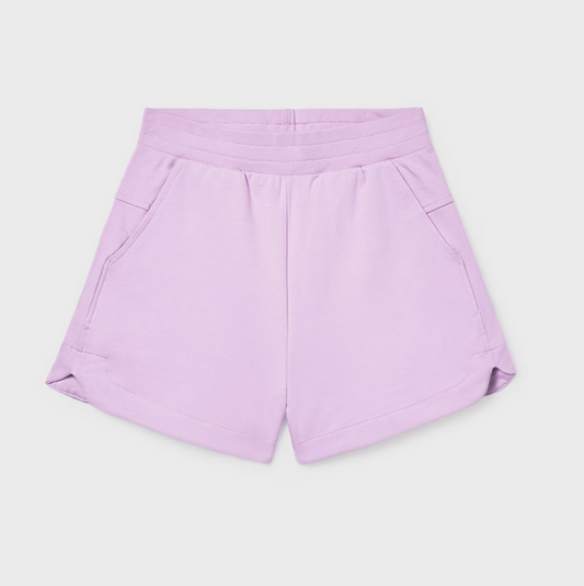 Mayoral Tween Lilac Chenille Shorts