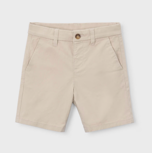 Mayoral Boy Khaki Twill Chino Shorts