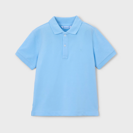 Mayoral Boys Sky Blue Basic Polo