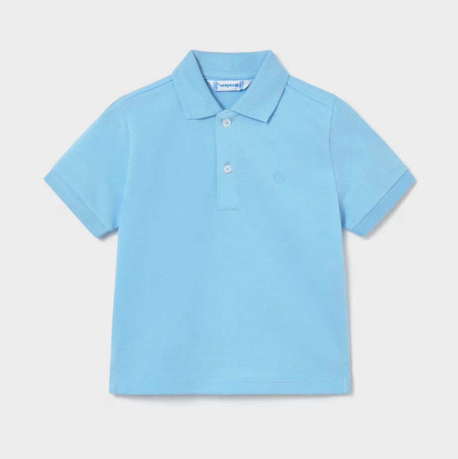 Mayoral Baby Boy Sky Blue Basic Polo