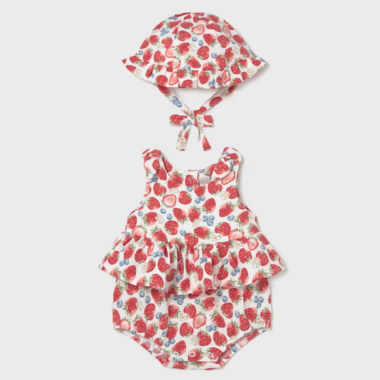 Mayoral Baby Girl Berry Bubble