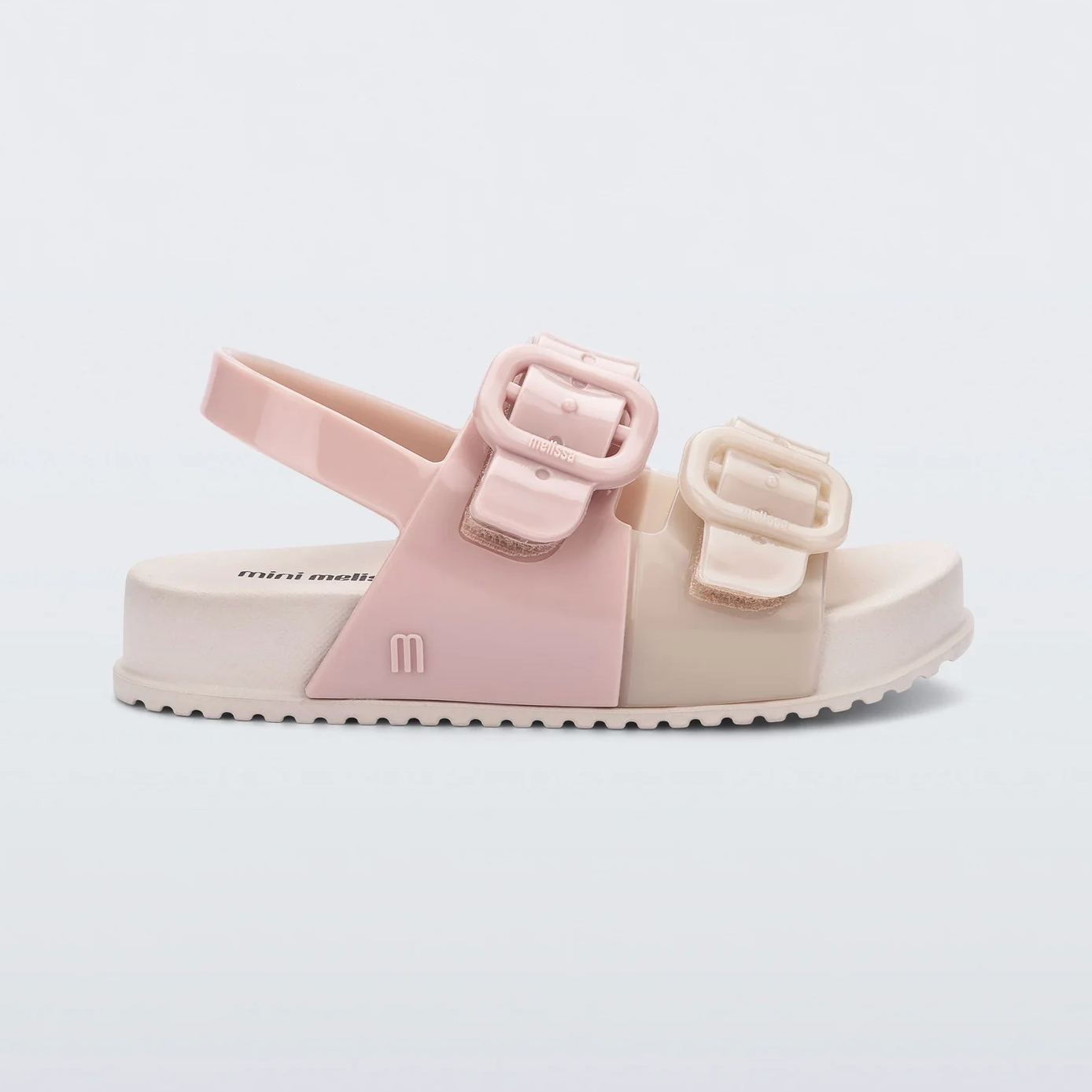 Mini Melissa Cozy Sandal - Pink/Beige
