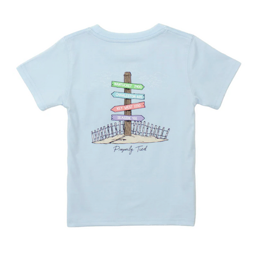 Properly Tied Girls Beach Trip on Periwinkle