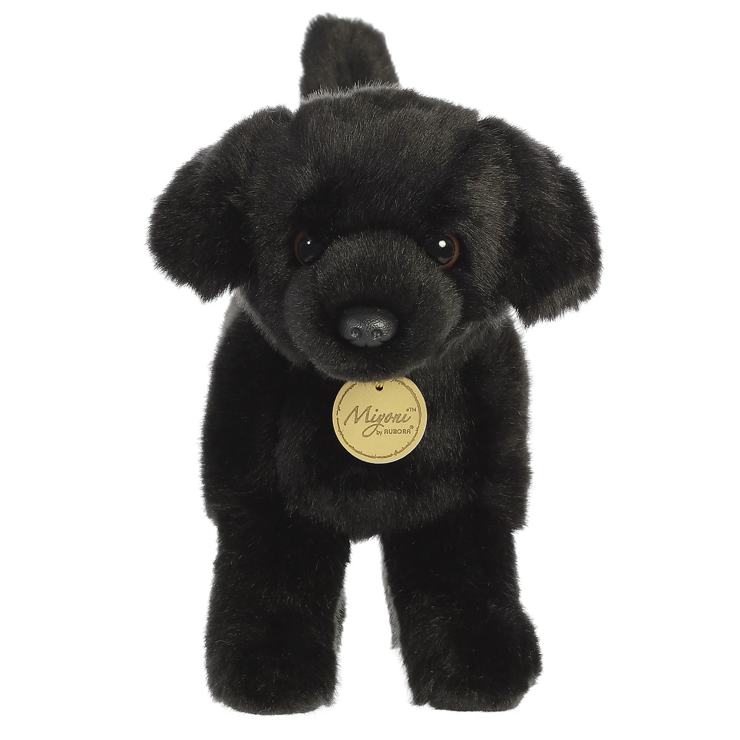 Aurora® - Miyoni® - 10" Black Labrador Stuffed Animal