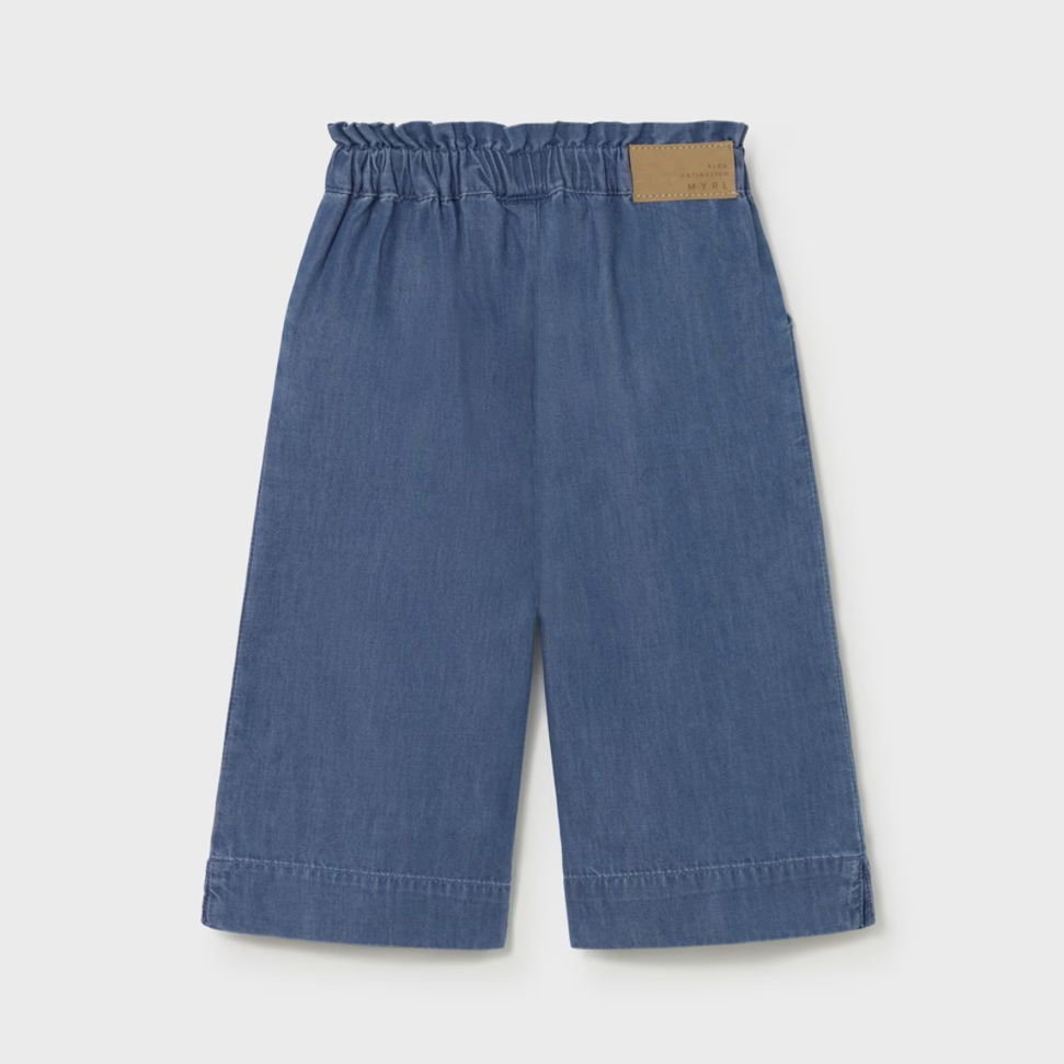 Mayoral Baby Girl Flowy Denim Pants