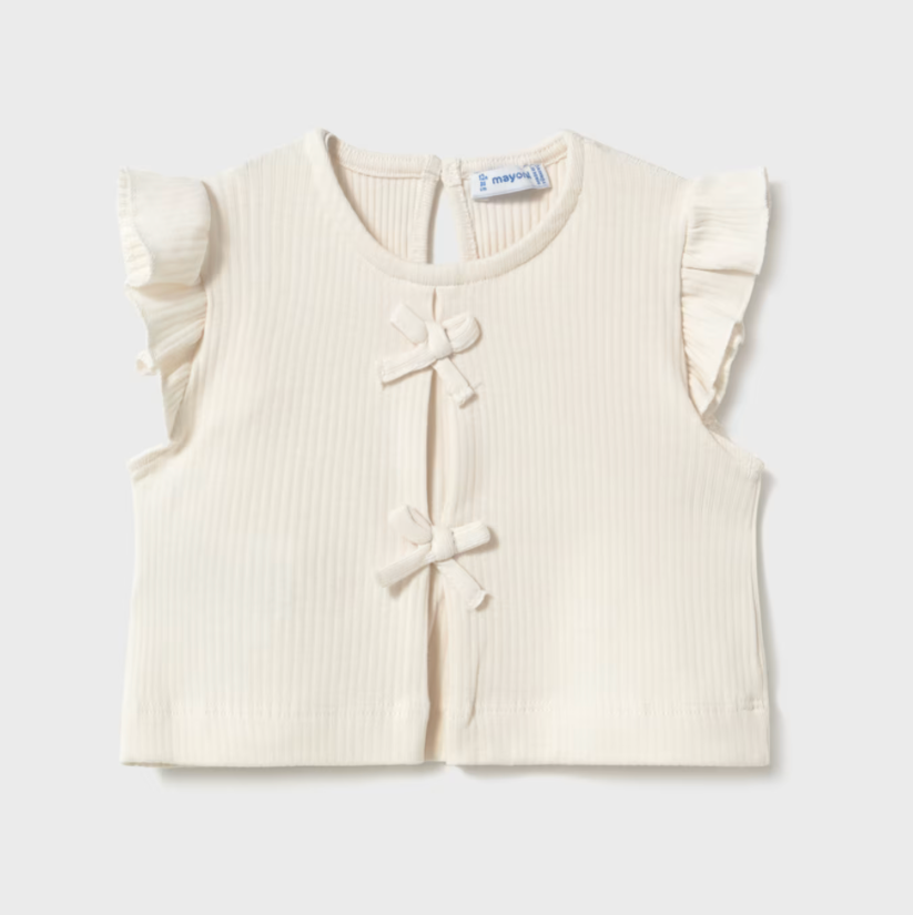 Mayoral Baby Girl Julie Ivory Top