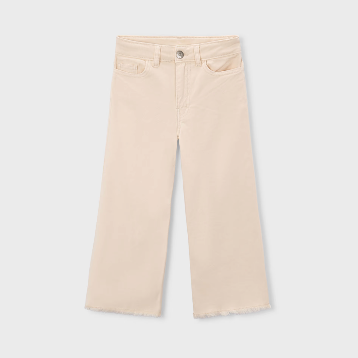 Mayoral Girl Almond Wide Leg Jeans