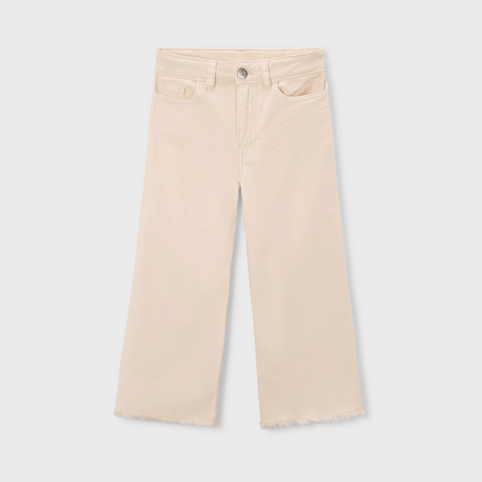 Mayoral Girl Almond Wide Leg Jeans