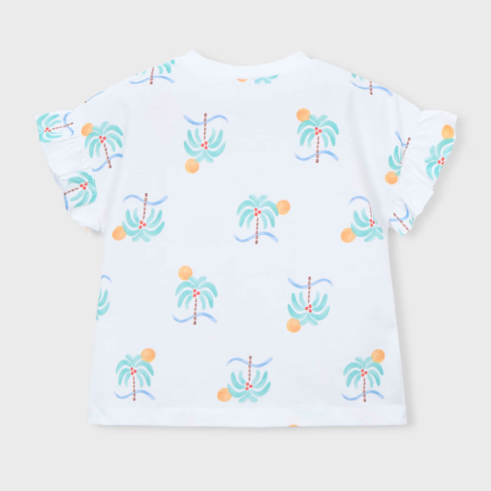 Mayoral Girl Palm Tree Shirt