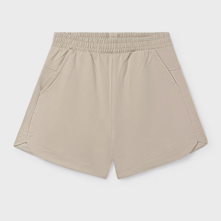 Mayoral Tween Beige Chenille Shorts