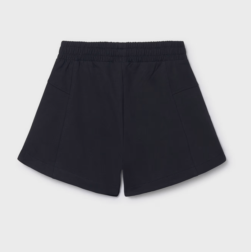 Mayoral Tween Black Chenille Shorts