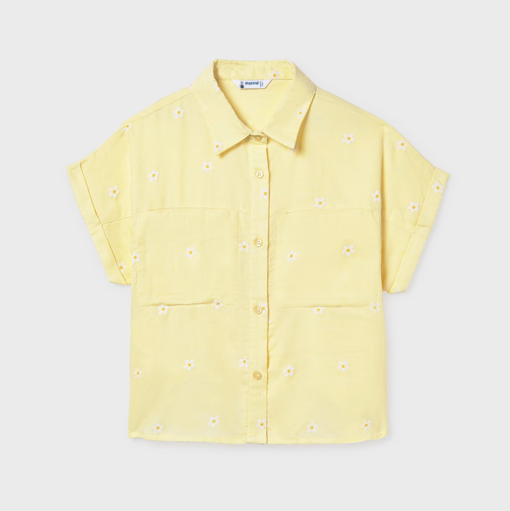 Mayoral Tween Yellow Daisy 2 Piece Top
