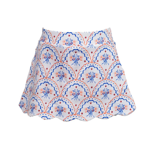 The Proper Peony Heritage Scallop Skort