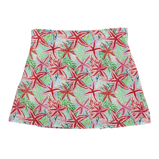 J. Bailey Pink Sea Stars Skort