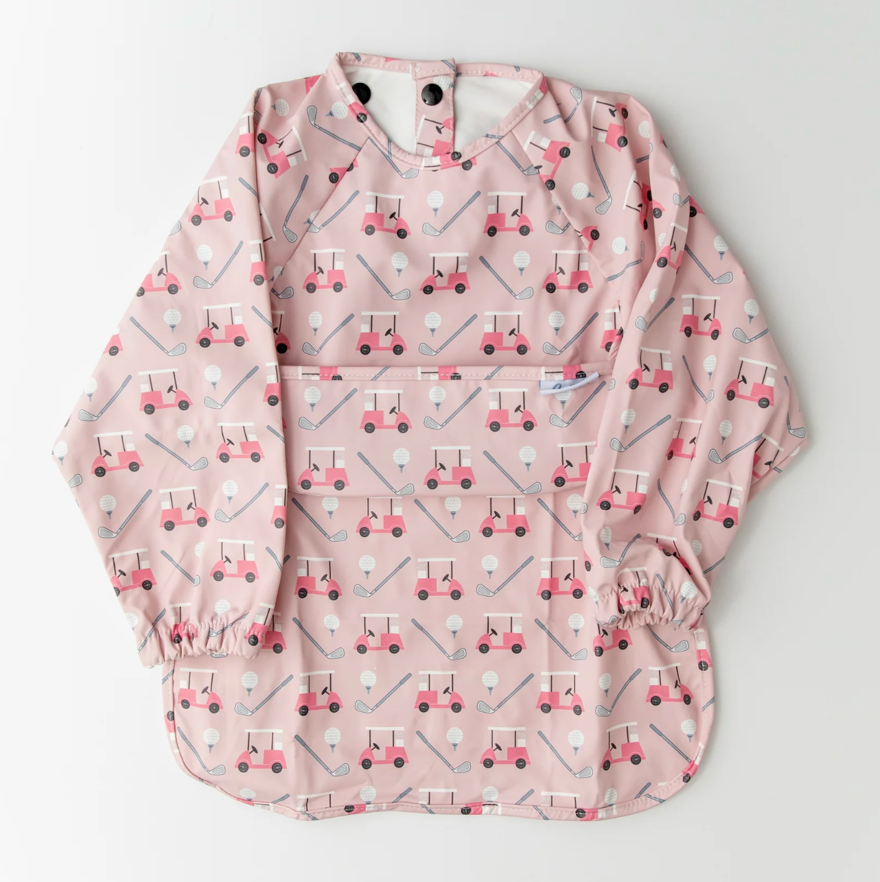 Calla & Friends Pink Golf Grayson Long Sleeve Bib